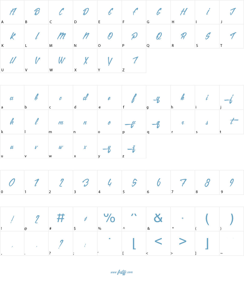 the Citizens Font Character
